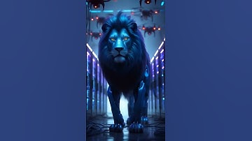 Elon Musk With Tesla Lion Robot #robot  #futuretech #tesla #viralvideo #trending