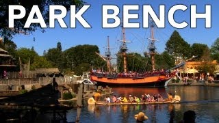 Disney Park Bench - Disneyland - Rivers of America