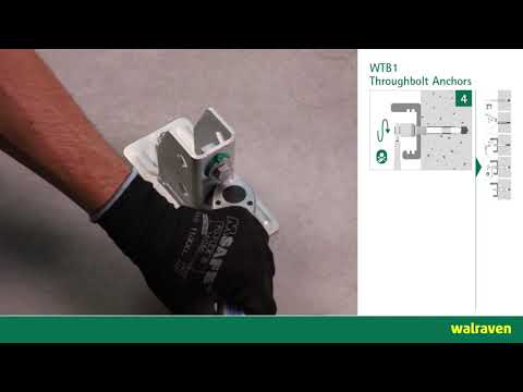 how to install a Walraven WTB1 Throughbolt Anchor