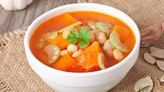 Тыквенный суп с говядиной и фасолью Тыквенный суп с говядиной и фасолью