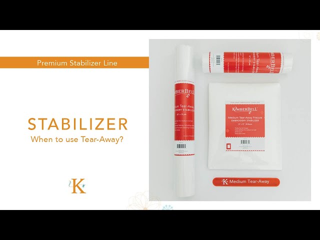 When to Use Tear Away Stabilizer 