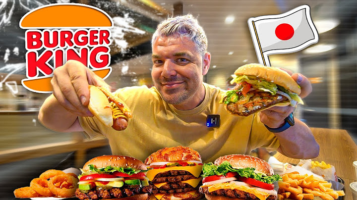 ASÍ ES UN BURGER KING en JAPÓN 🍔 🌭 *TIENEN HOT DOGS Y WHOPPER QUE NO SABÍAS*  🇯🇵