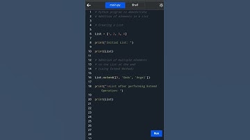#python 211.Adding Elements to a List Using extend() method | #shorts #coding #pythonprogramming