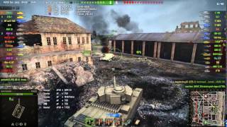 FV4202 in platoon with STB-1 - carry the battle - World of Tanks 9.8 / 9.8.1 XVM mod pack