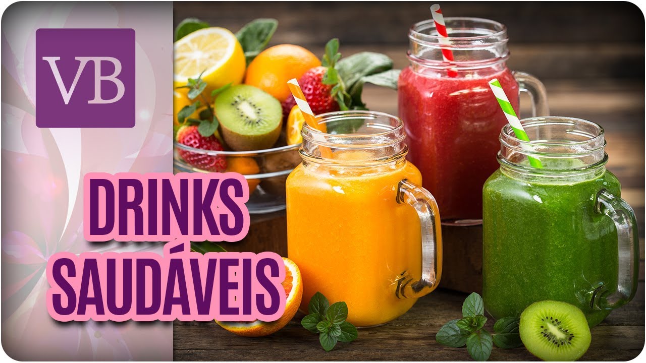 Receitas de Drinks Saudáveis - Você Bonita (29/03/18) vida saudável herbalife