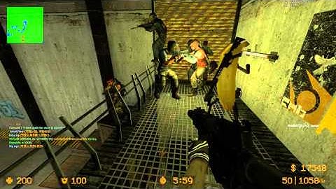 CSS 카스소스 소나기 탈출좀비 - ze_reloaded_v1 IMMENSE / 좀비 학살..