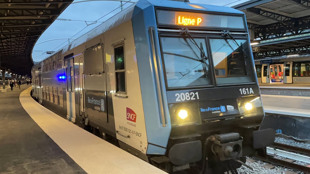 [SNCF] départ d’une Z2N 161A 167A Waouh Light direction Château Thierry ...