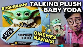 BABY YODA INI DIREMES MALAH NGOMONG.. (UNBOXING & REVIEW TALKING PLUSH HASBRO THE CHILD)