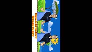 Glowing inside lyrics with Action for kids