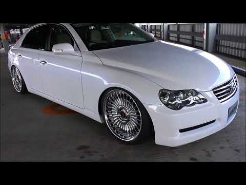 エアサス動画 トヨタ マークX GRX120 WORK EMITZ エアフォース
