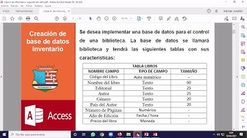 Bases de datos con Microsoft Access 2016 parte 1