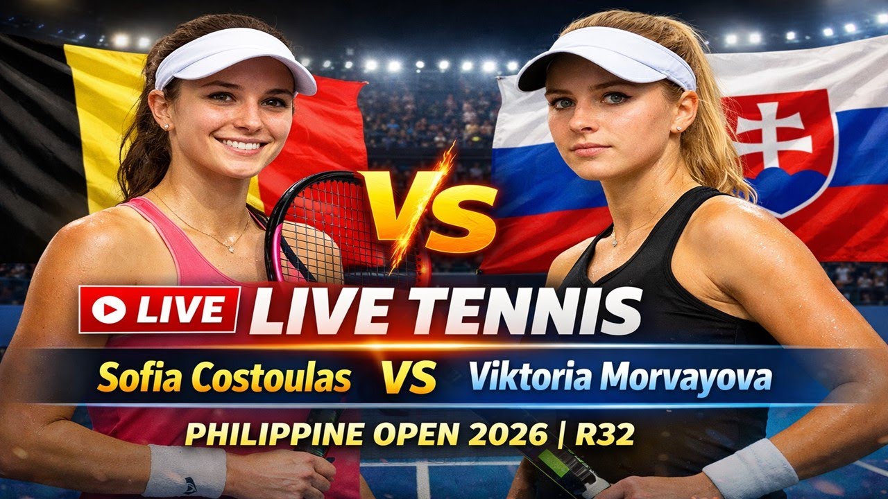 🔴 Live Tennis Sofia Costoulas Vs Viktoria Morvayova Philippine Open 