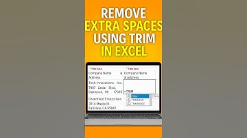 REMOVE EXTRA SPACES USING TRIM IN EXCEL🔥💯 #excel #shortsfeed #exceltips #exceltutorial #spreadsheet