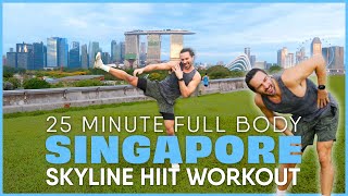 WHAT A VIEW!! Singapore Skyline HIIT Workout | The Body Coach TV screenshot 5