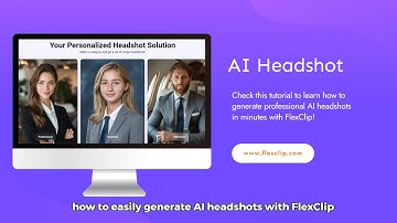 How to Generate AI Headshots with FlexClip