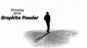 Boy Walking Alone Drawing With Graphite Powder And Pencil By Safi | Unique Technique Of Art