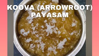 Koova Payasam Arrowroot Payasam Thiruvathira Koova Payasam