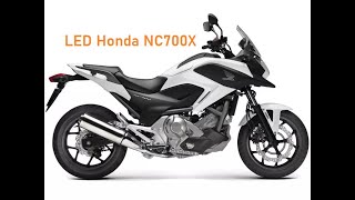 Мини линза BSmart H4 на Honda NC700X