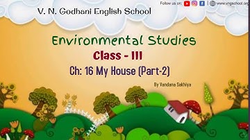 Environment for Class 3 | Ch: 16 My House (Part-2) By Vandana Sakhiya