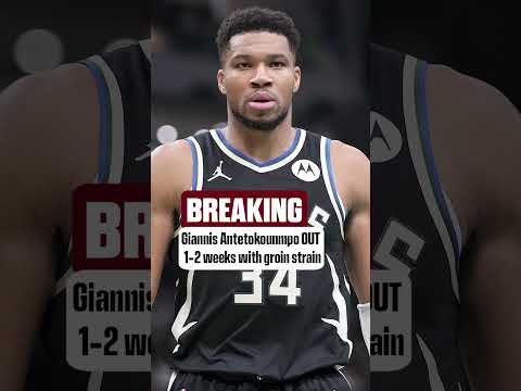 The Bucks are without their franchise player for a little while #shorts