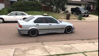 Bmw e36 M3 ls1/t56 1st and 2nd gear burnout