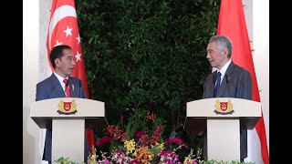 Pm Lees Joint Press Conference With President Joko Widodo Sg-Indonesia Leaders Retreat 2019