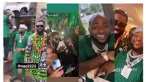 Davido and crew perform in Zimbabwe at friend wedding
