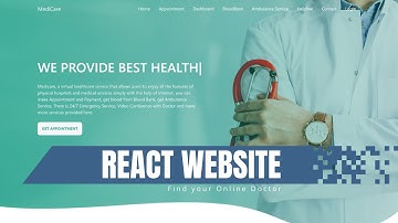 React MediCare Website | Online Doctor Appointment