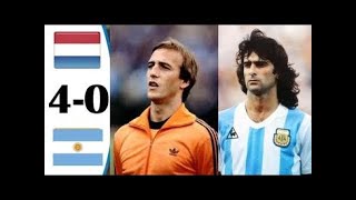 Netherlands 4 x 0 Argentina world cup 1974 | Full highlight | 1080p HD | Johan Cruyff  | Kempes