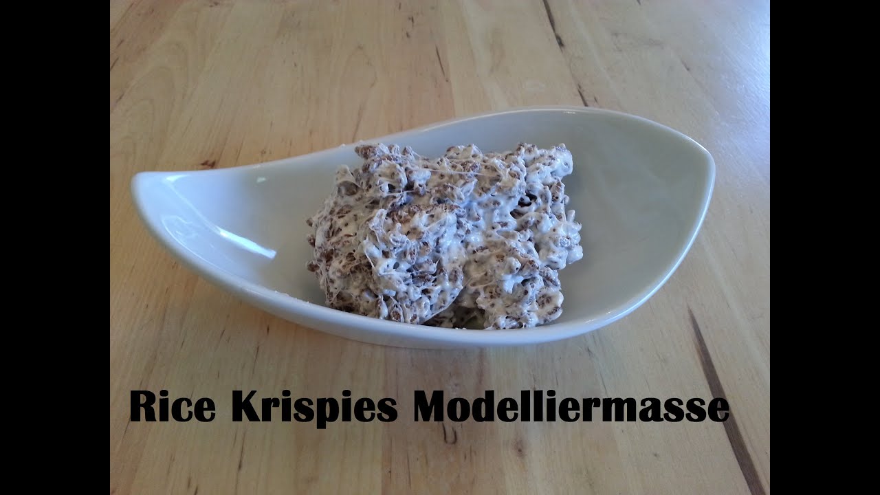 Rice Krispies Modelliermasse - YouTube