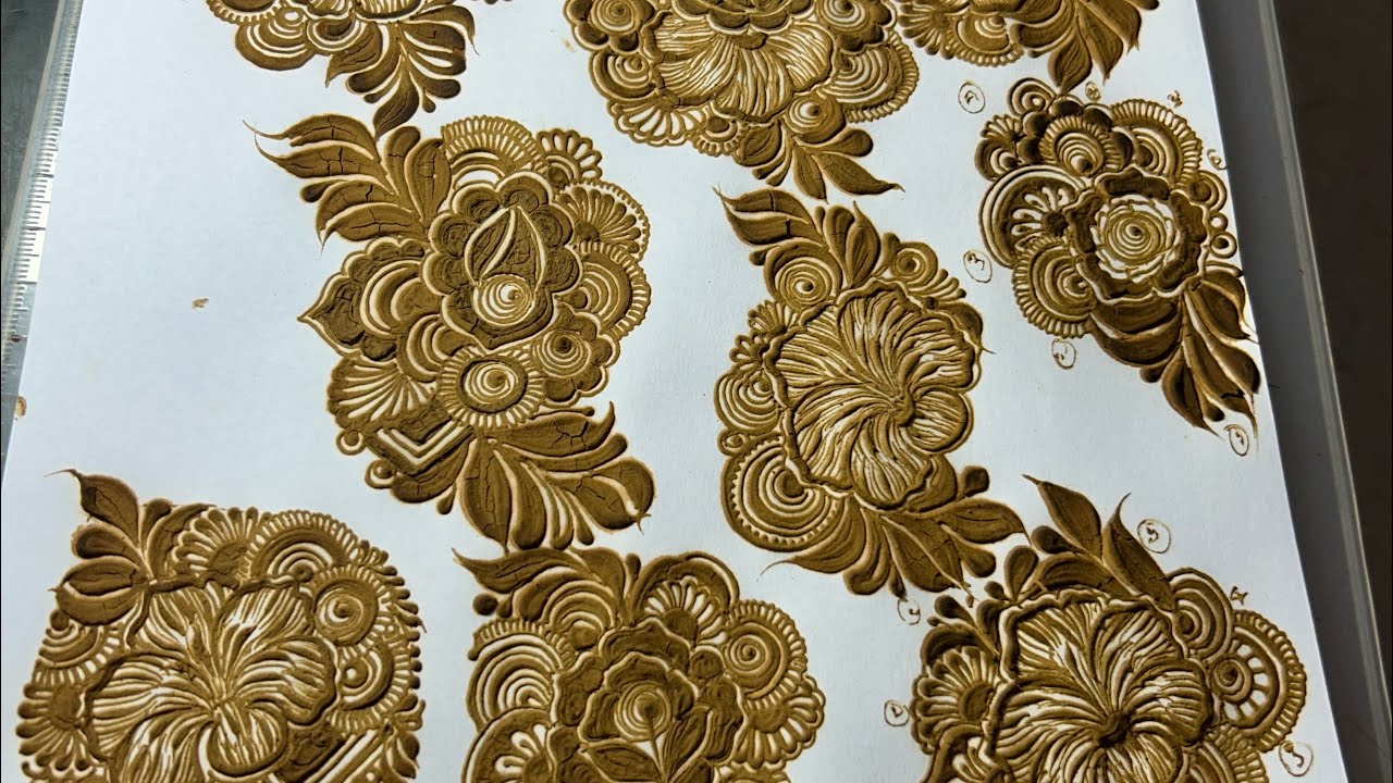 👉creation of florel patches step by step.join our basic to bridal professional online mehandi course