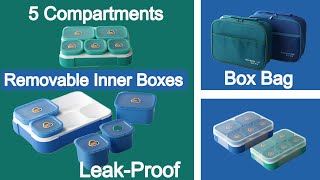 Yooyee 5 Compartments Bento Box
