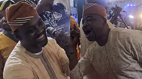 Mc Oluomo NURTW President gyrations moment with Oganla Alabi Pasuma Latest Show