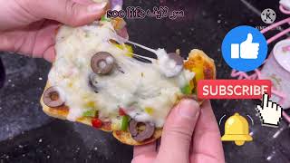 بيتزا التوست فى الميكروويف وأسهل صلصة بيتزا  pizza toast (وصفات الميكروويف)