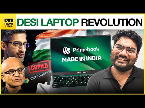 Video thumbnail: EXCLUSIVE: Primebook ARR Hits ₹85 Crore - Startup Builds Indian Android Laptops