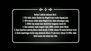 SHOLAWAT JIBRIL PENARIK REZEKI PALING KUAT DARI SEGALA ARAH SANTRI IRSSAT