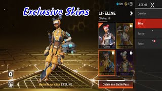 ALL NEW Lifeline EXCLUSIVE Skins & Cosmetics | Apex Legends Mobile #ApexLegendsMobile #ApexMobile ALL NEW Lifeline EXCLUSIVE Skins & Cosmetics | Apex Legends Mobile #ApexLegendsMobile #ApexMobile