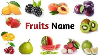 Fruits name ll 25 fruits name in Hindi and English ll 25 फलों के नाम हिंदी और इंग्लिश में ।