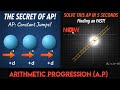Arithmetic progression (A.P) SHORT CONCEPT