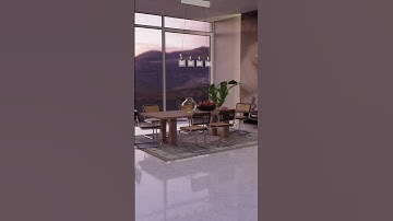 Modern Dining Room Design: Blender 3D Model