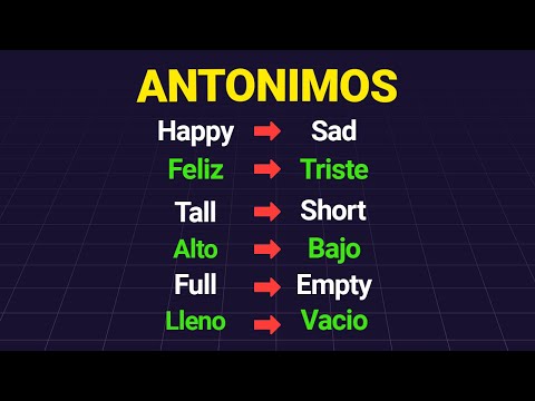 50 Antónimos En