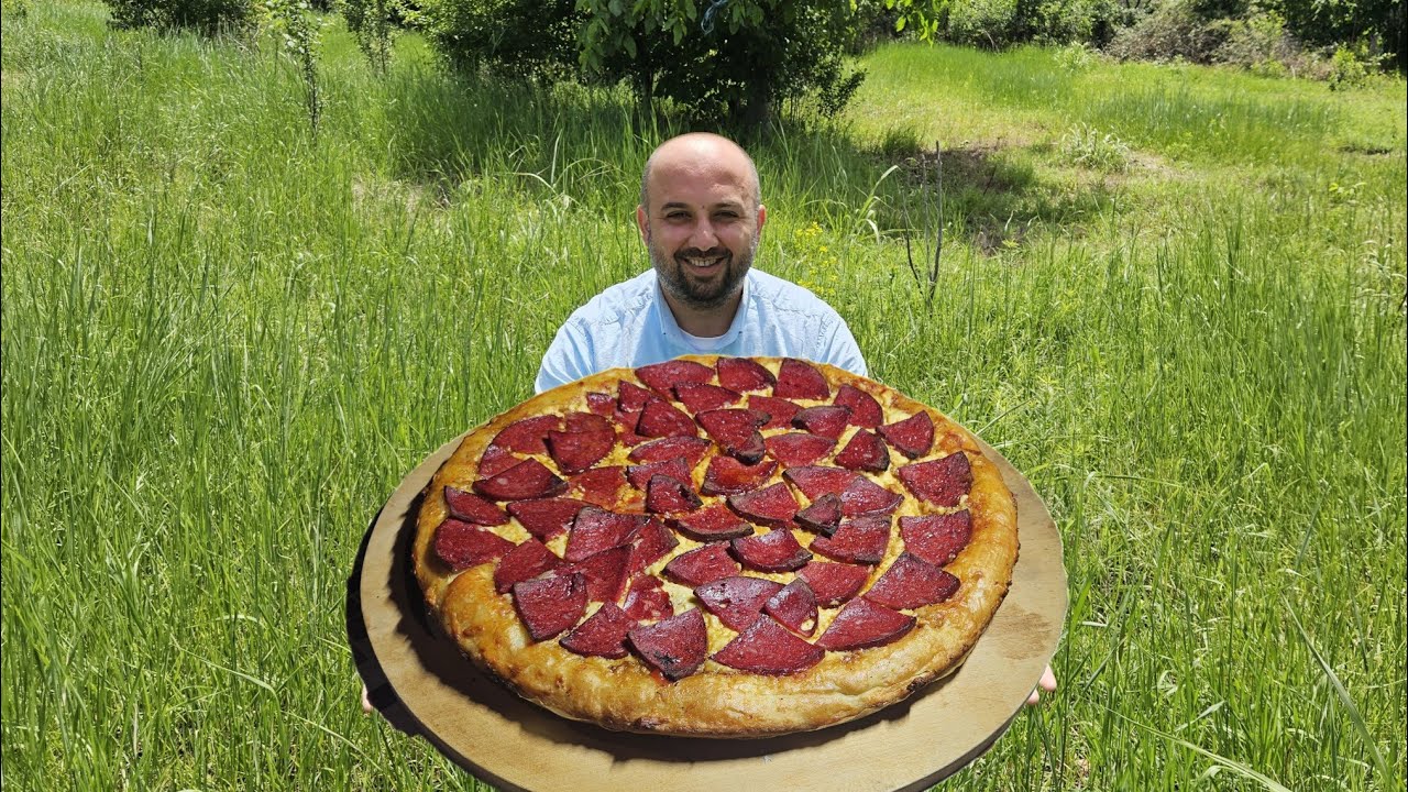 Cooking Homemade Tasty Pizza Outdoor The Best Italian Fast food 