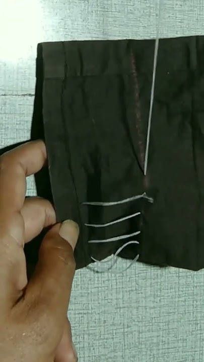 how-to-hem-pants-without-cutting-them-youtube