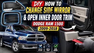 DIY：ダッジ・ラム1500（2009〜2018年式）のドアパネル取り外しとサイドミラー交換方法（ステップバイステップ）