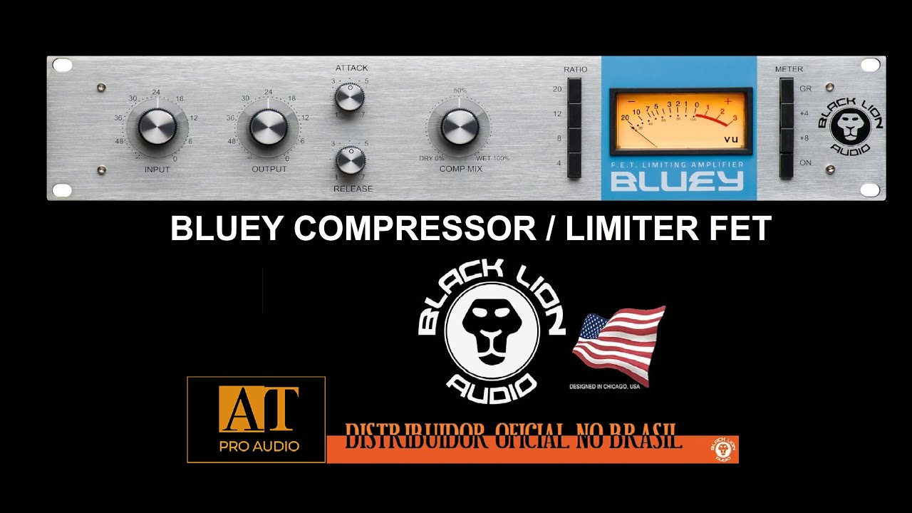 COMPRESSOR / LIMITER FET BLACK LION AUDIO BLUEY - AT PROAUDIO