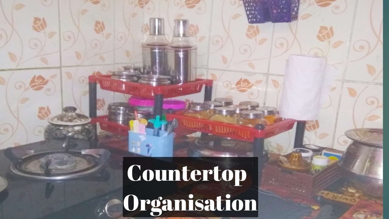 Kitchen countertop organisation small kitchen organisation in tamil