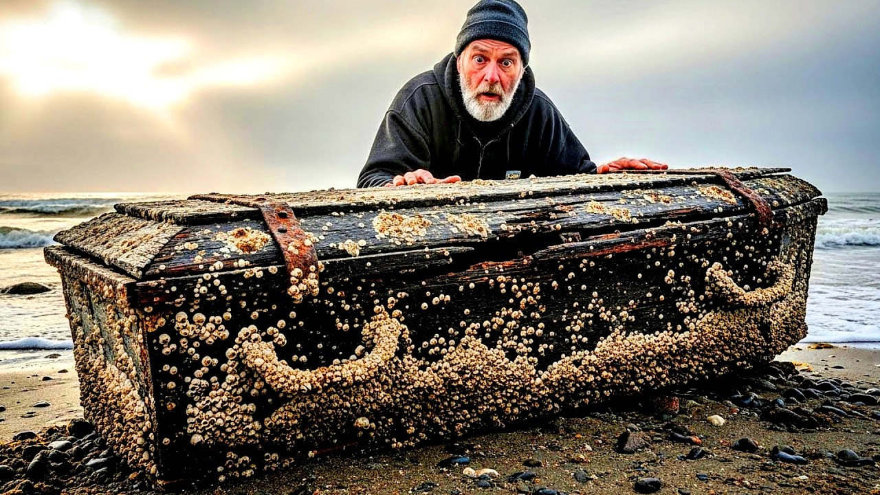 Kalastaja Löysi Rannalle Aallon Mukana Ajautuneen ARKUN. Kun Hän Avasi Sen, Hän Romahti KYYNELIIN!
