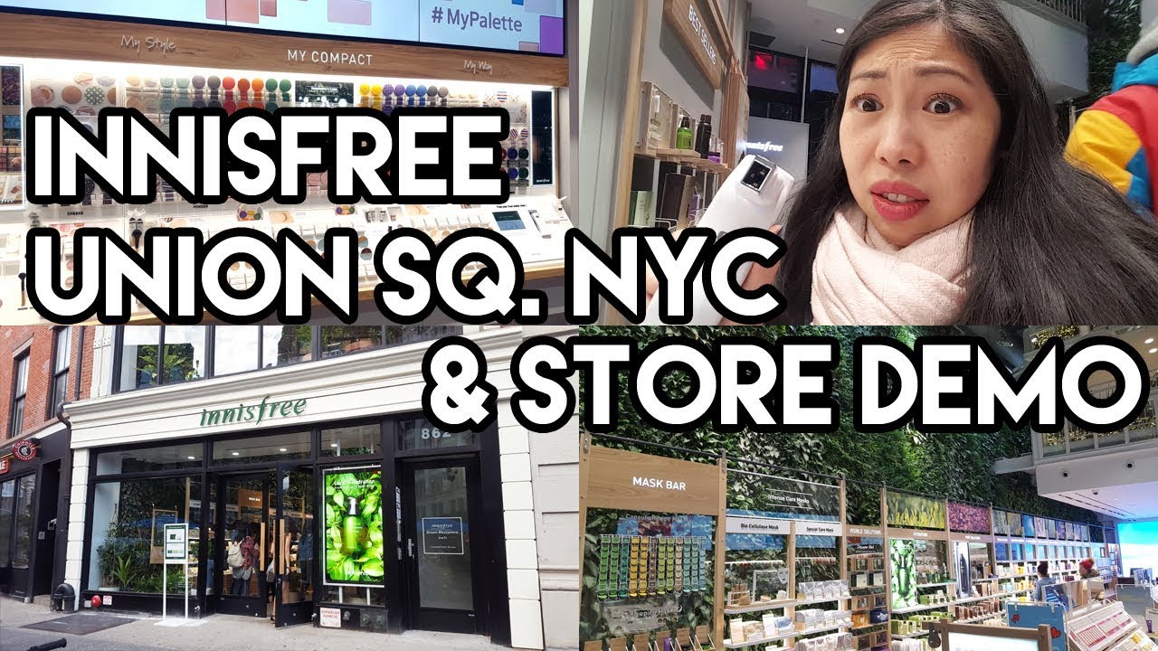 Innisfree Flagship, Union Square NYC & Store Demo YouTube