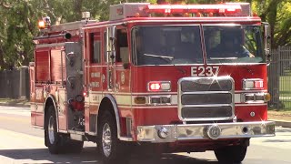 LAFD Engine 237 responding