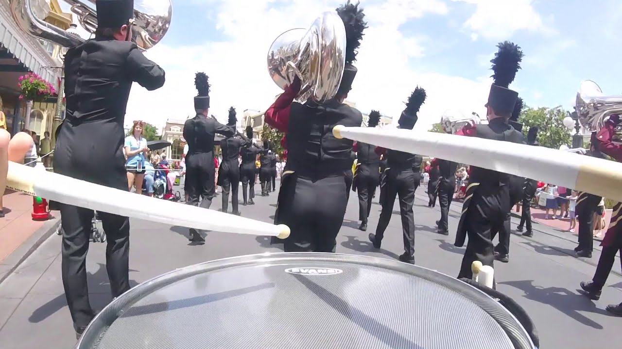 Dunlap High School Marching Eagles Disney Parade 2019 | Snare Cam - Nick Cuizon